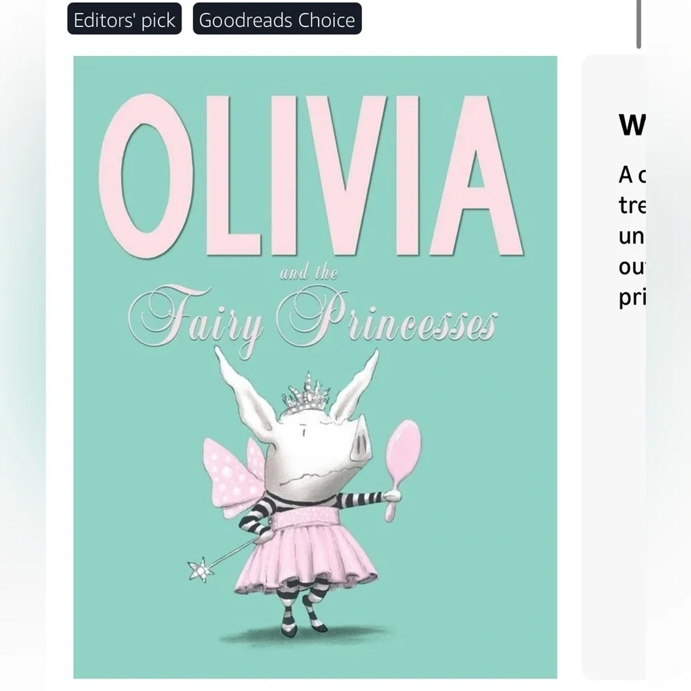 Olivia and the Fairy Princesses Book